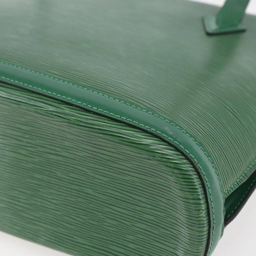 Louis Vuitton Lussac Handbag Epi Leather Green Leather Shoulder Bag Bag (Pre-Owned)