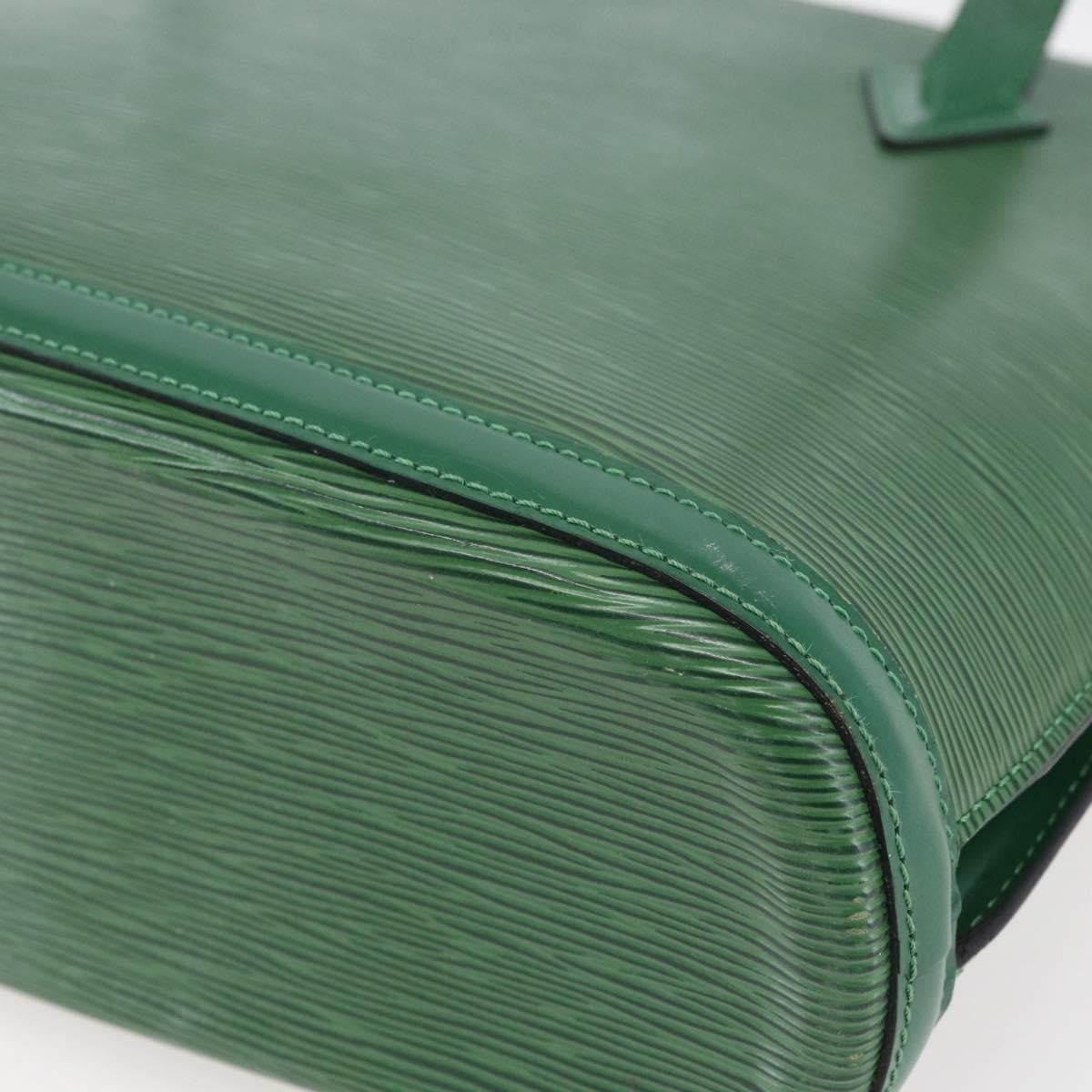 Louis Vuitton Lussac Handbag Epi Leather Green Leather Shoulder Bag Bag (Pre-Owned)