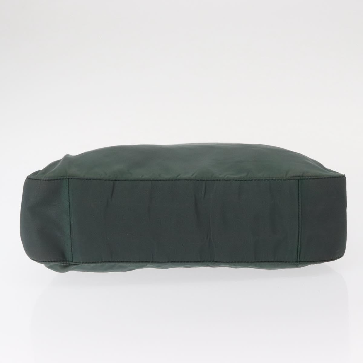 Prada Vintage Shoulder Bag Tessuto Green Nylon Shoulder Bag Bag (Pre-Owned)