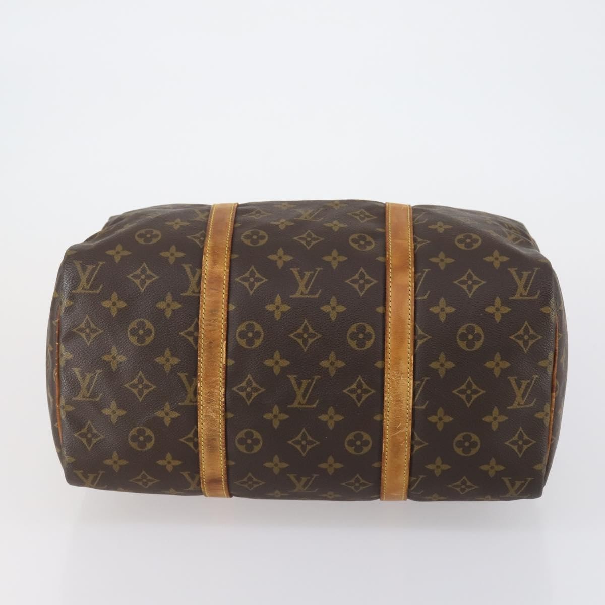 Louis Vuitton Sac Souple Handbag Monogram Canvas Brown Canvas Travel Bag Bag (Pre-Owned)