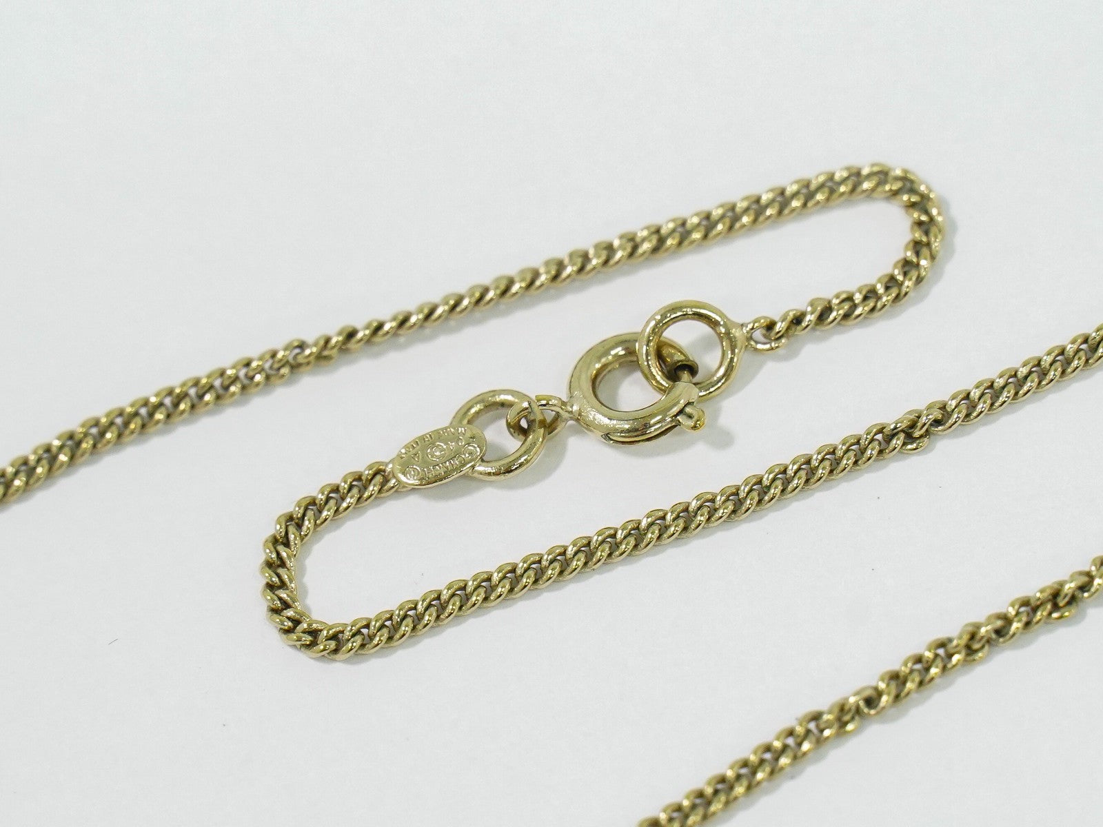 Chanel Rainbow Cc Pendant Necklace Metal And Crystals Gold Gold_Plated Necklace Jewelry (Pre-Owned)