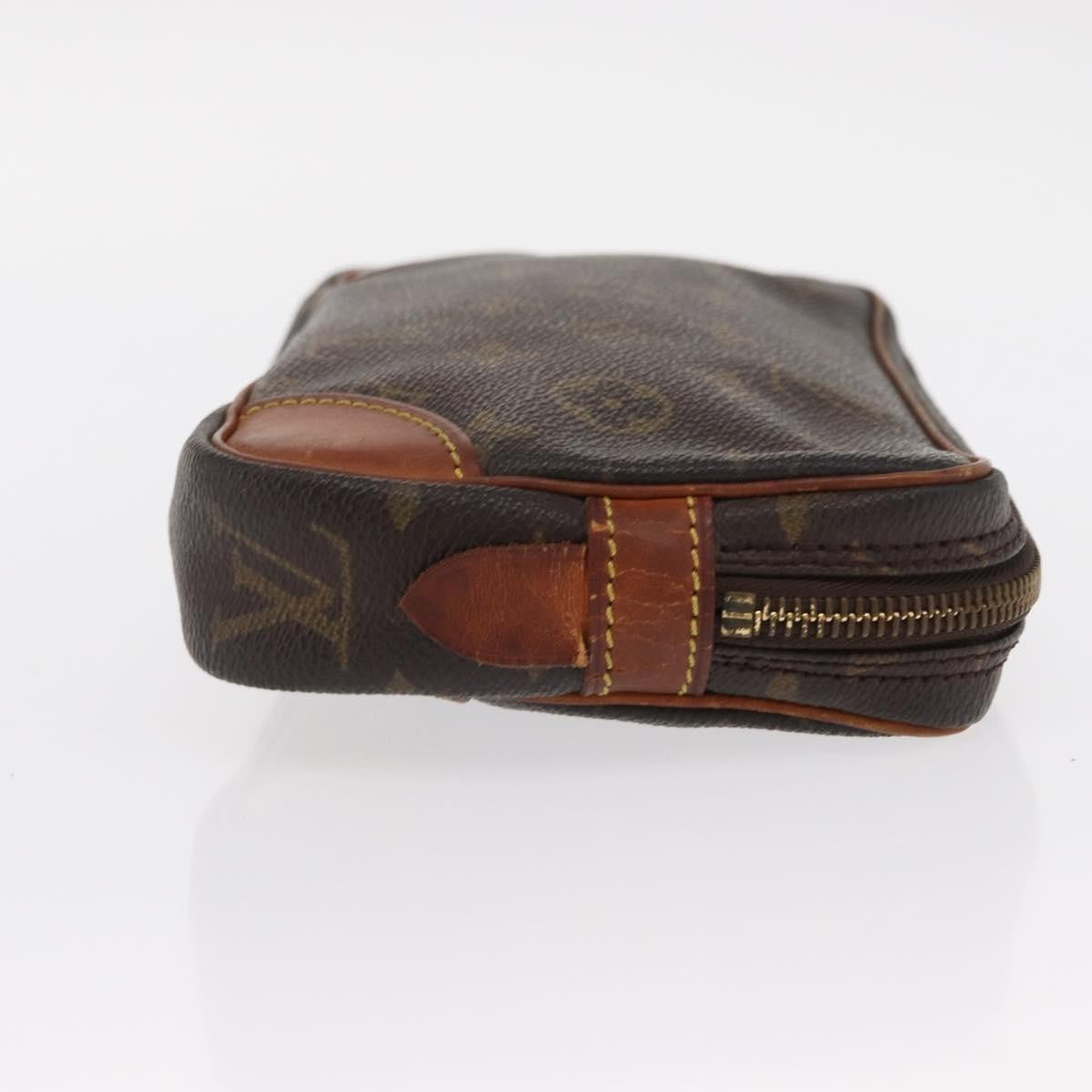 Louis Vuitton Marly Dragonne Clutch Monogram Canvas Brown Canvas Clutche & Pouche Bag (Pre-Owned)