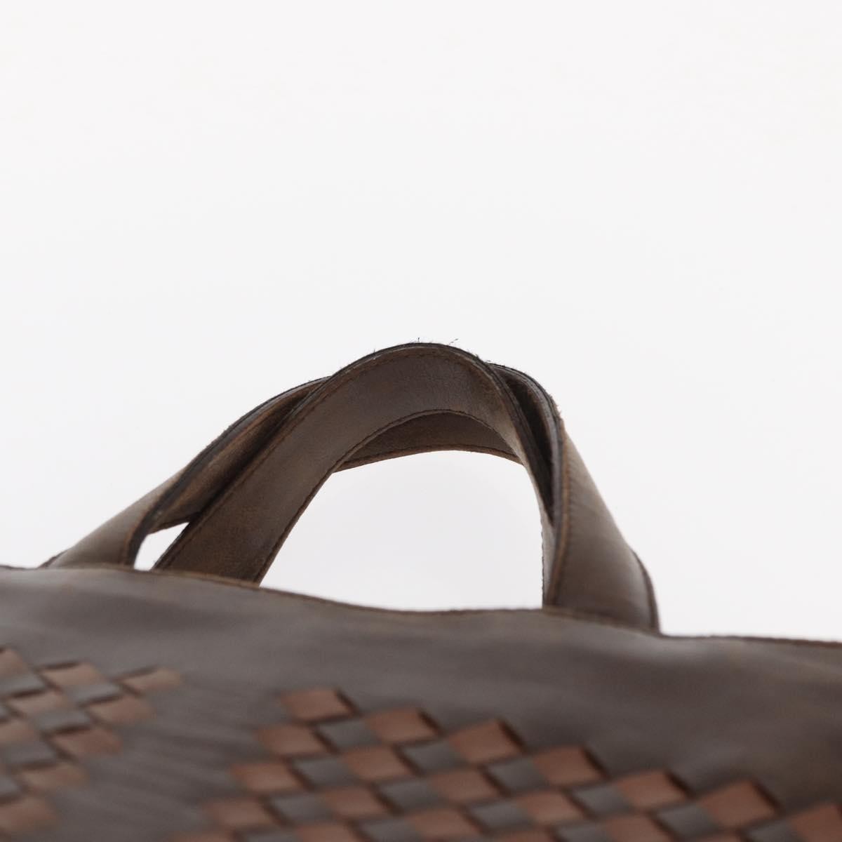 Bottega Veneta Tote Intrecciato Nappa Brown Leather Tote Bag Bag (Pre-Owned)