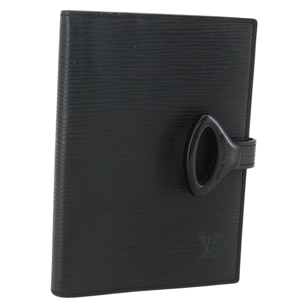 Louis Vuitton Agenda Cover Epi Leather Black Leather Wallets Accessory (Pre-Owned)