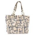 Chanel 31 Rue Cambon Beach Zip Tote Printed Canvas Navy Canvas Tote Bag Bag (Pre-Owned)