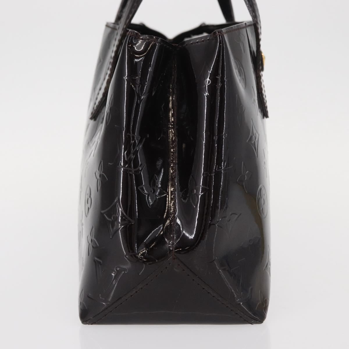 Louis Vuitton Wilshire Handbag Monogram Vernis Burgundy Patent_Leather Handbag (Pre-Owned)