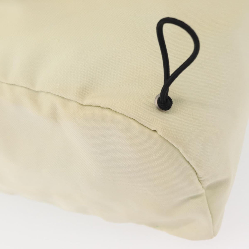 Chanel Sport Line Shoulder Bag Nylon Beige Nylon Shoulder Bag Bag (Pre-Owned)