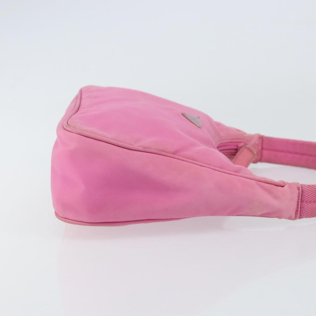 Prada Hobo Tessuto Pink Nylon Handbag (Pre-Owned)