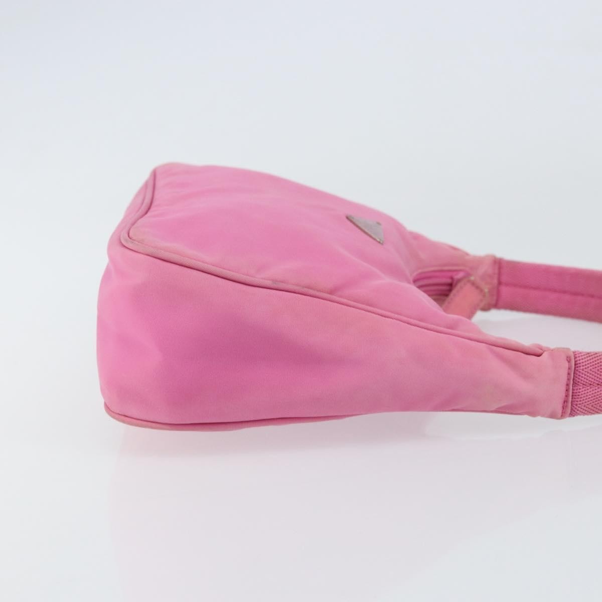 Prada Hobo Tessuto Pink Nylon Handbag (Pre-Owned)
