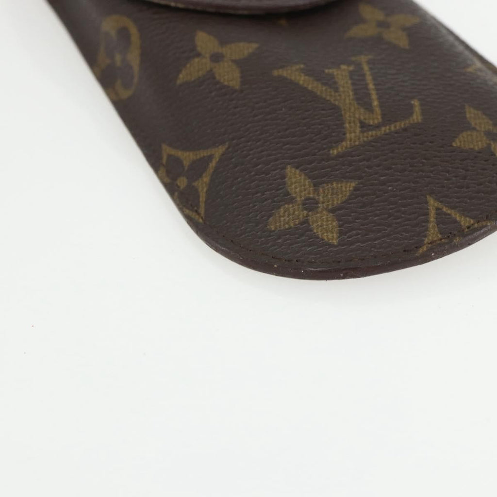 Louis Vuitton Etui À Lunette Canvas Brown Canvas Wallets Accessory (Pre-Owned)