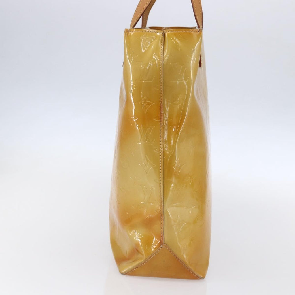 Louis Vuitton Reade Handbag Monogram Vernis Beige Patent_Leather Tote Bag Bag (Pre-Owned)