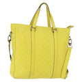 Louis Vuitton Tadao Handbag Damier Infini Leather Yellow Leather Handbag (Pre-Owned)