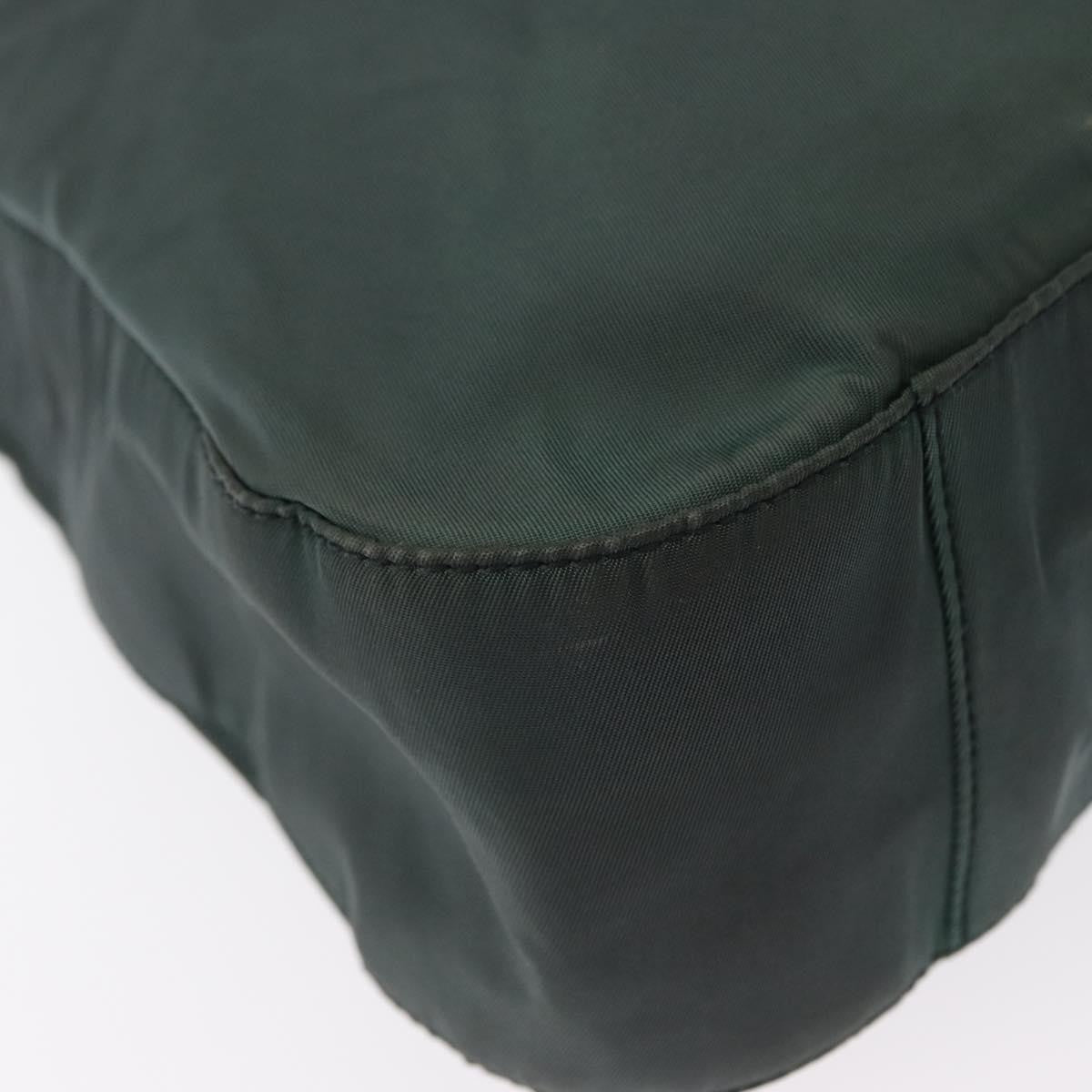 Prada Vintage Shoulder Bag Tessuto Green Nylon Shoulder Bag Bag (Pre-Owned)