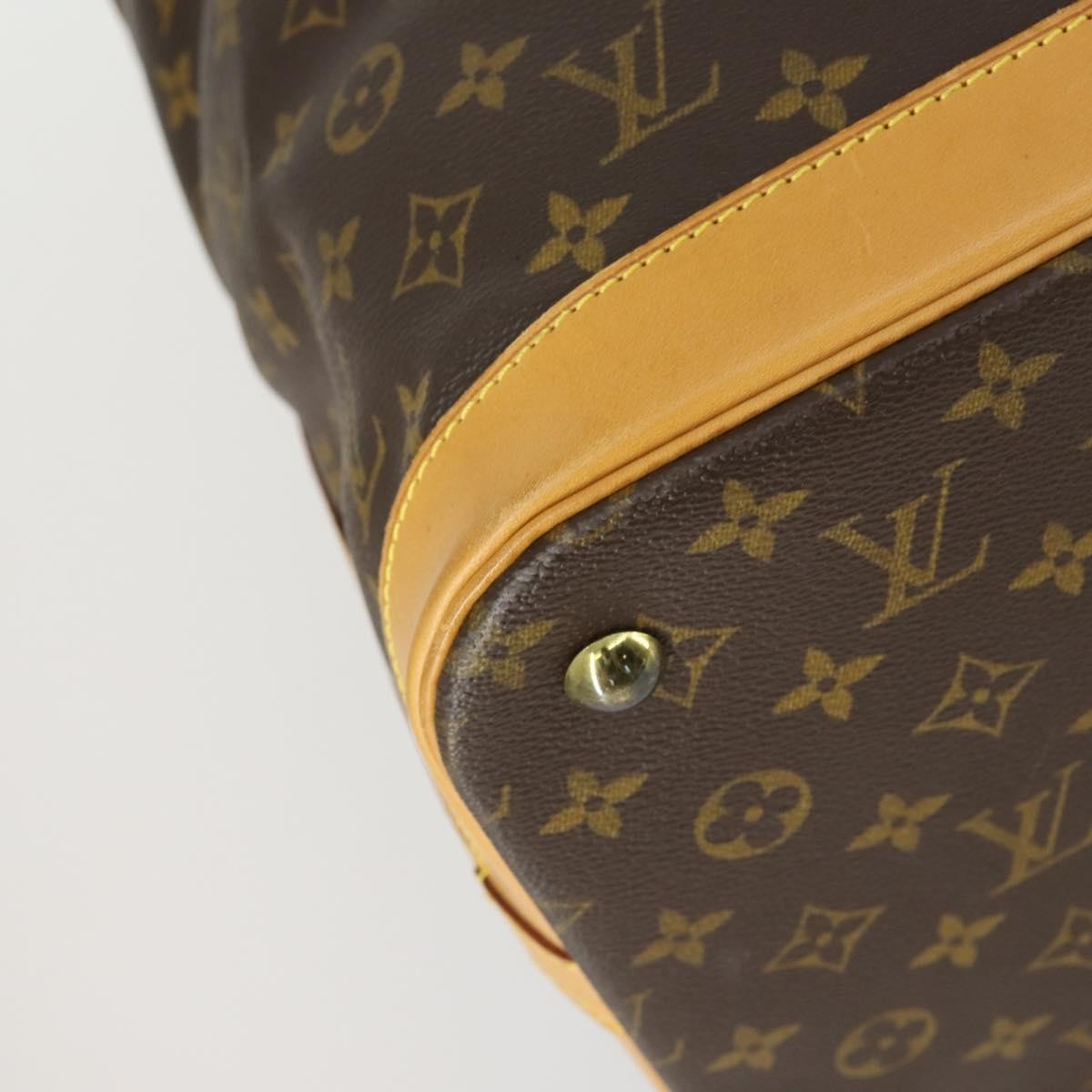 Louis Vuitton Cruiser Handbag Monogram Canvas Brown Canvas Travel Bag Bag (Pre-Owned)