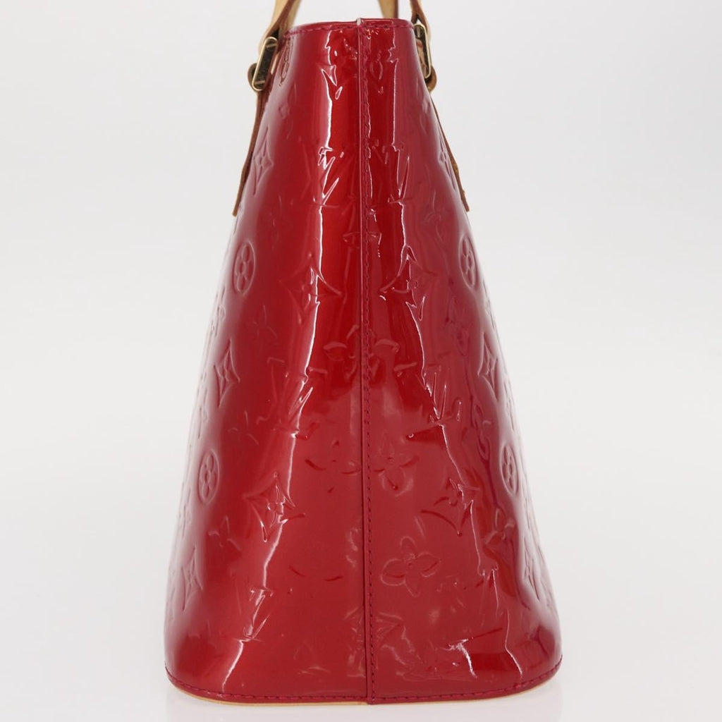Louis Vuitton Houston Handbag Monogram Vernis Red Patent_Leather Handbag (Pre-Owned)