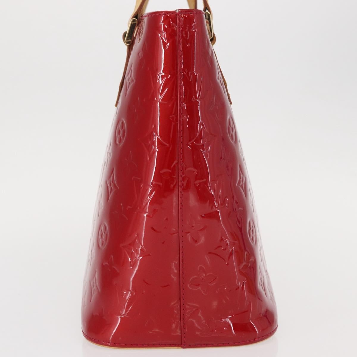 Louis Vuitton Houston Handbag Monogram Vernis Red Patent_Leather Handbag (Pre-Owned)