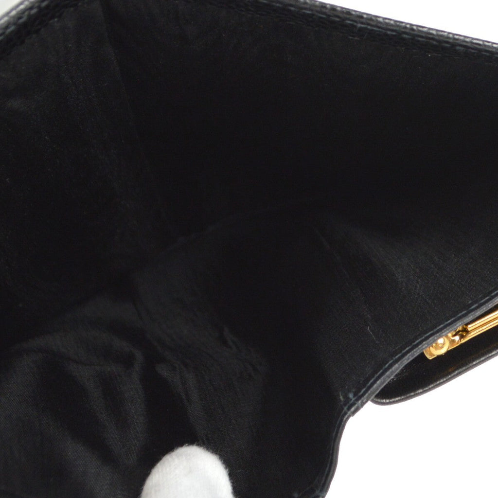 Chanel Timeless Cc French Wallet Caviar Black Leather Wallets Accessory (Pre-Owned)