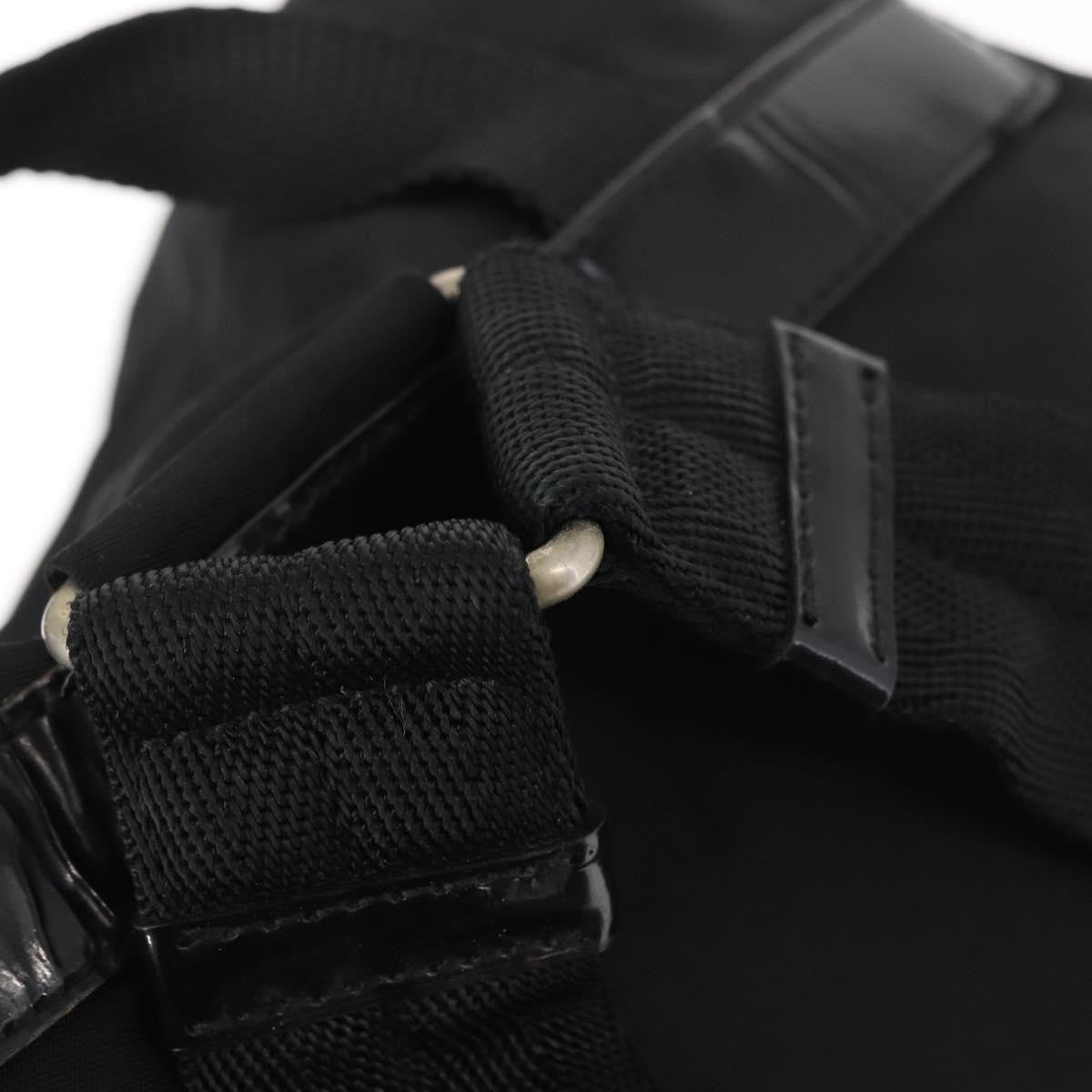 Prada Double Front Pocket Backpack Tessuto Black Nylon Backpack Bag (Pre-Owned)