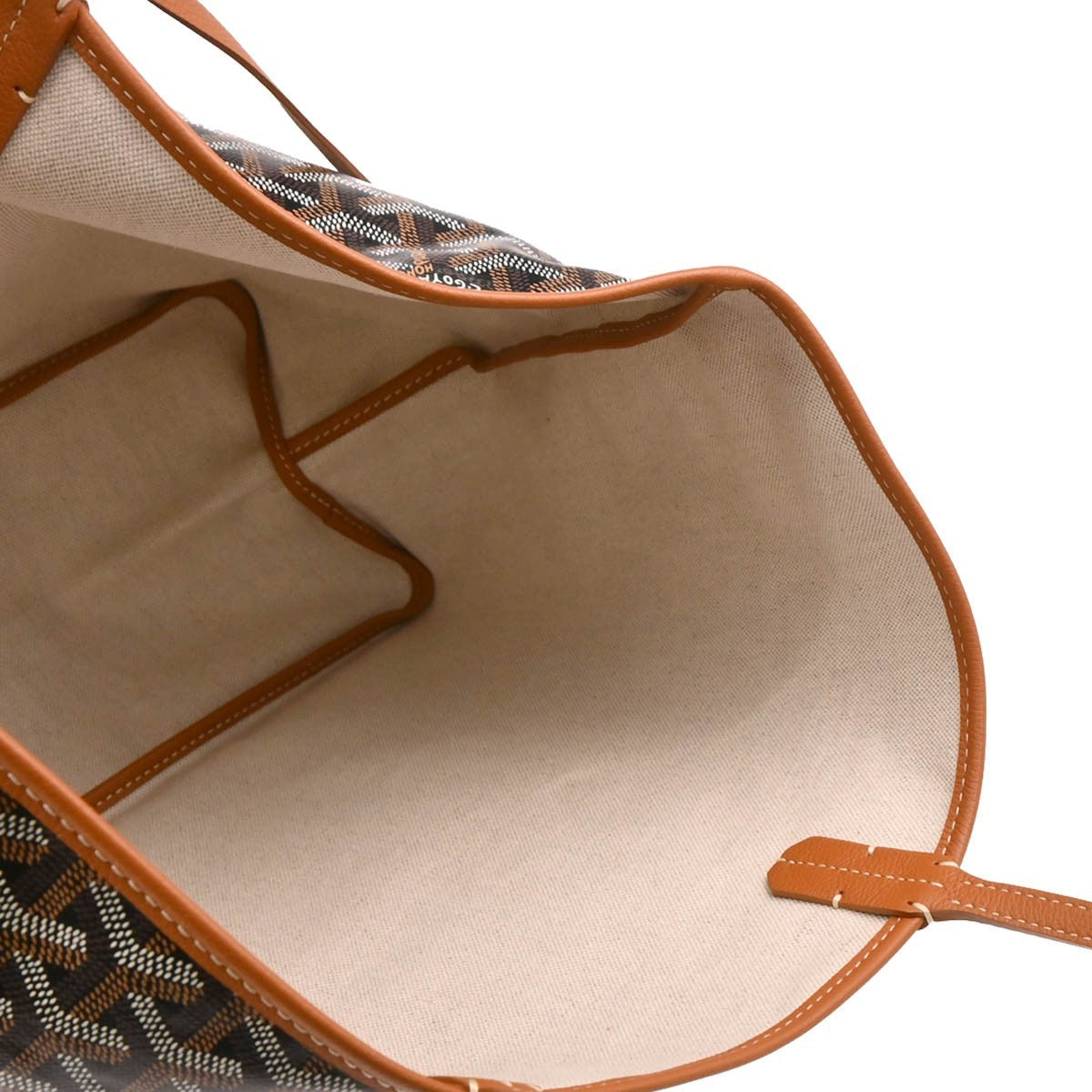 Goyard Saint Louis Tote Coated Canvas Black Canvas Tote Bag Bag (Pre-Owned)