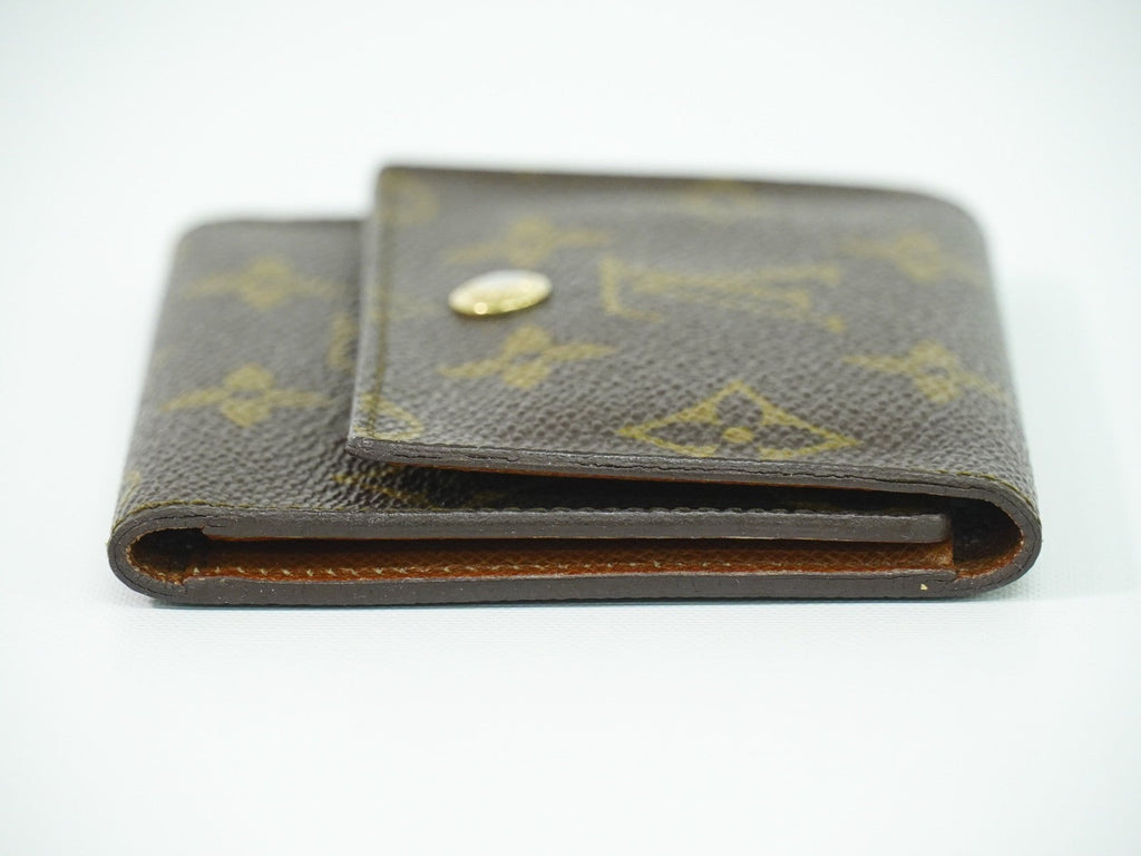 Louis Vuitton Porte Tresor Etui Papiers Wallet Monogram Canvas Brown Canvas Card Holders Accessory (Pre-Owned)