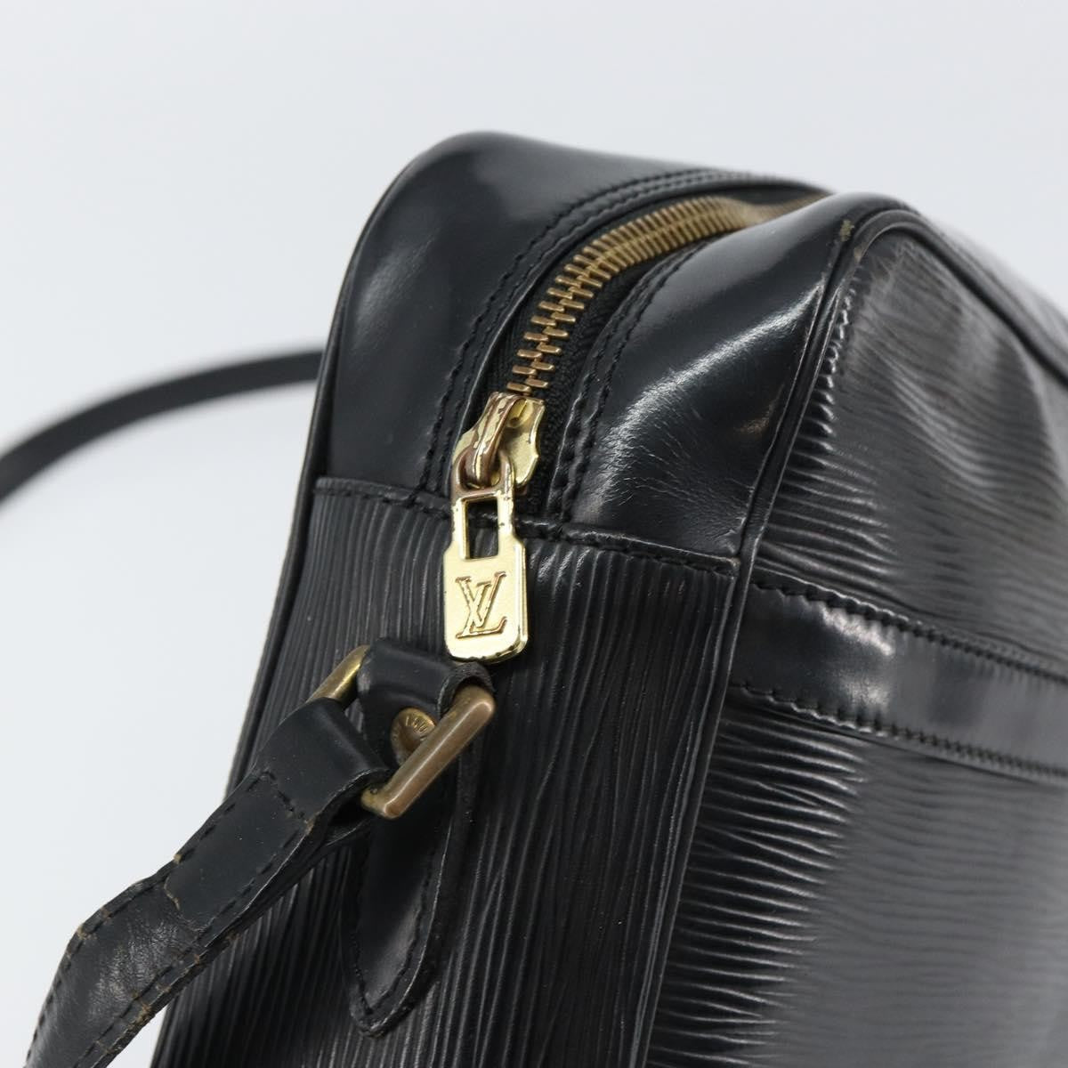 Louis Vuitton Trocadero Handbag Epi Leather Black Leather Shoulder Bag Bag (Pre-Owned)