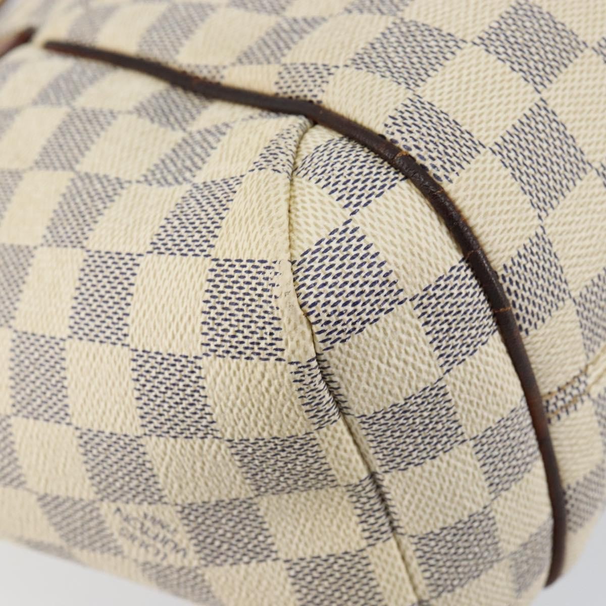 Louis Vuitton Totally Handbag Damier White Canvas Tote Bag Bag (Pre-Owned)