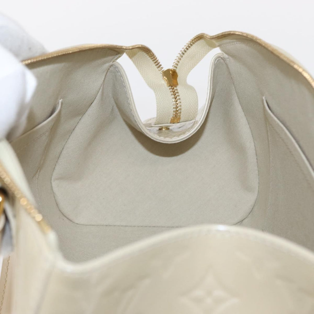 Louis Vuitton Sherwood Handbag Monogram Vernis Beige Patent_Leather Handbag (Pre-Owned)