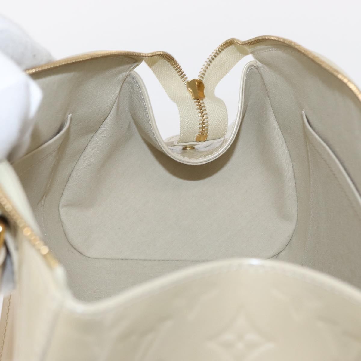 Louis Vuitton Sherwood Handbag Monogram Vernis Beige Patent_Leather Handbag (Pre-Owned)
