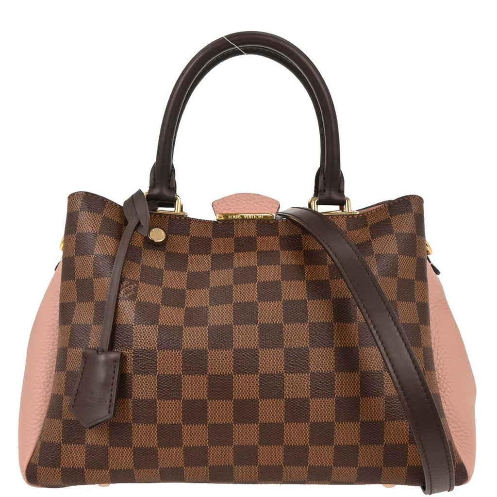 Louis Vuitton Brittany Handbag Damier Brown Canvas Handbag (Pre-Owned)