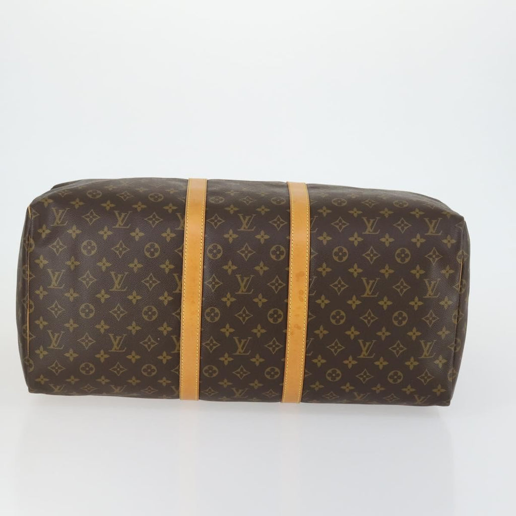 Louis Vuitton Keepall Bag Monogram Canvas Brown Canvas Travel Bag Bag (Pre-Owned)