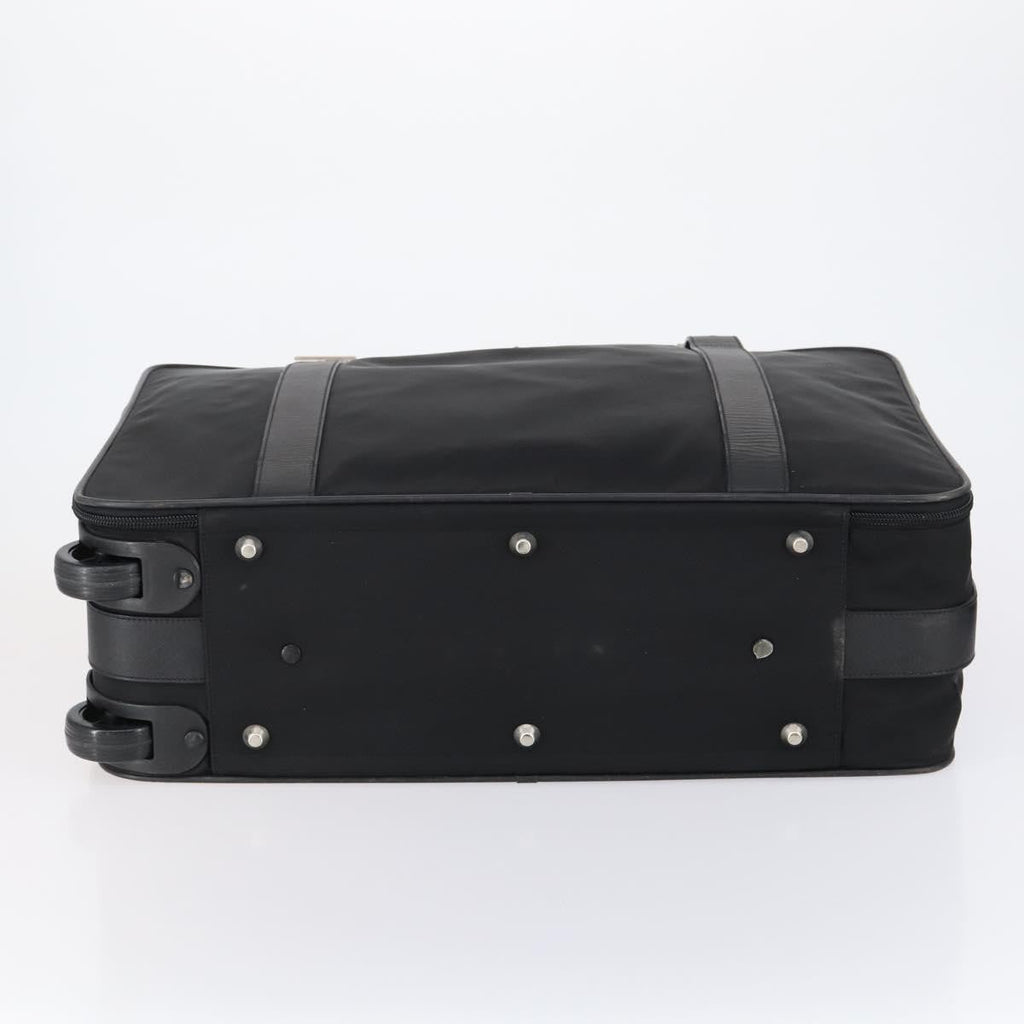 Prada Trunk Bag Nylon Black Nylon Travel Bag Bag (Pre-Owned)