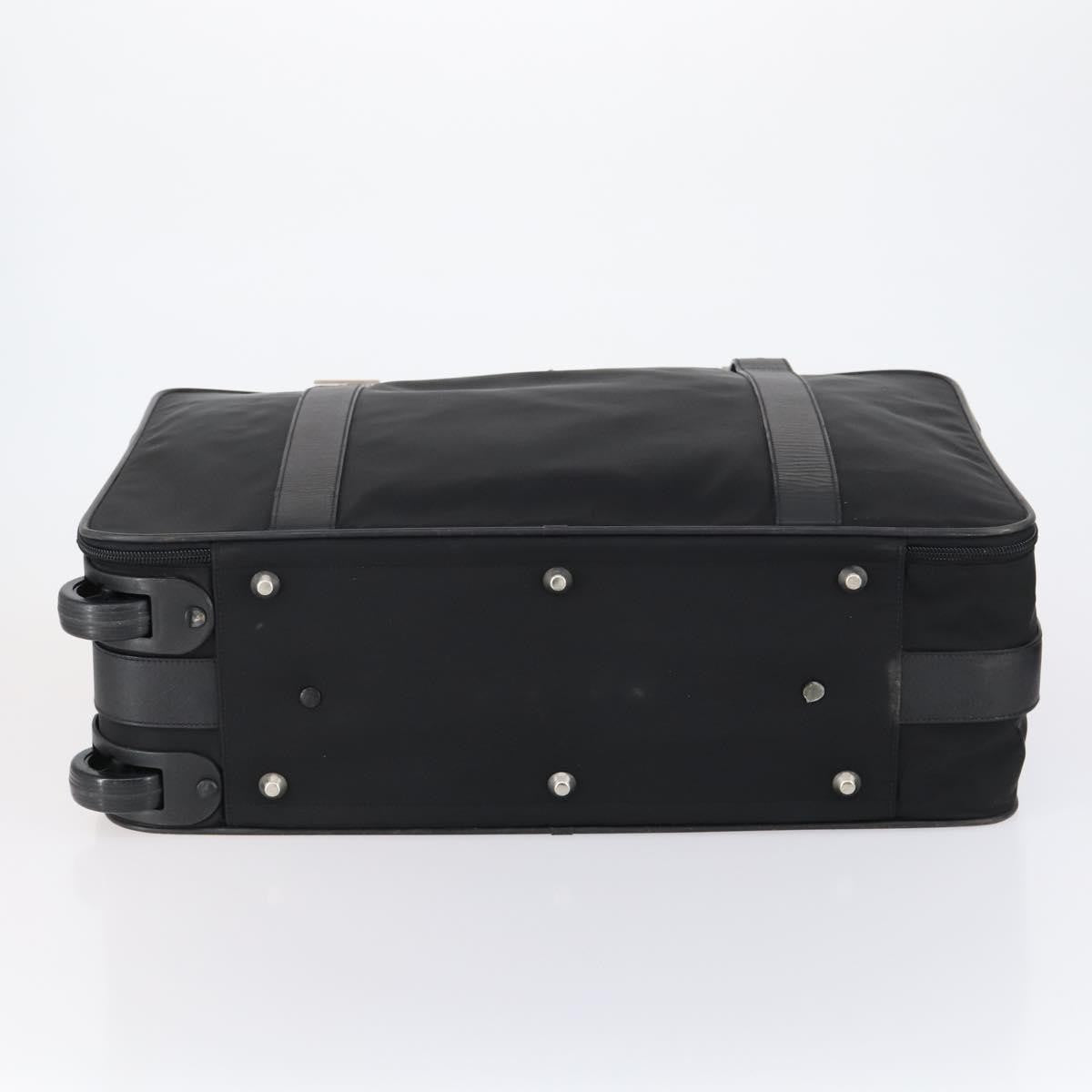 Prada Trunk Bag Nylon Black Nylon Travel Bag Bag (Pre-Owned)
