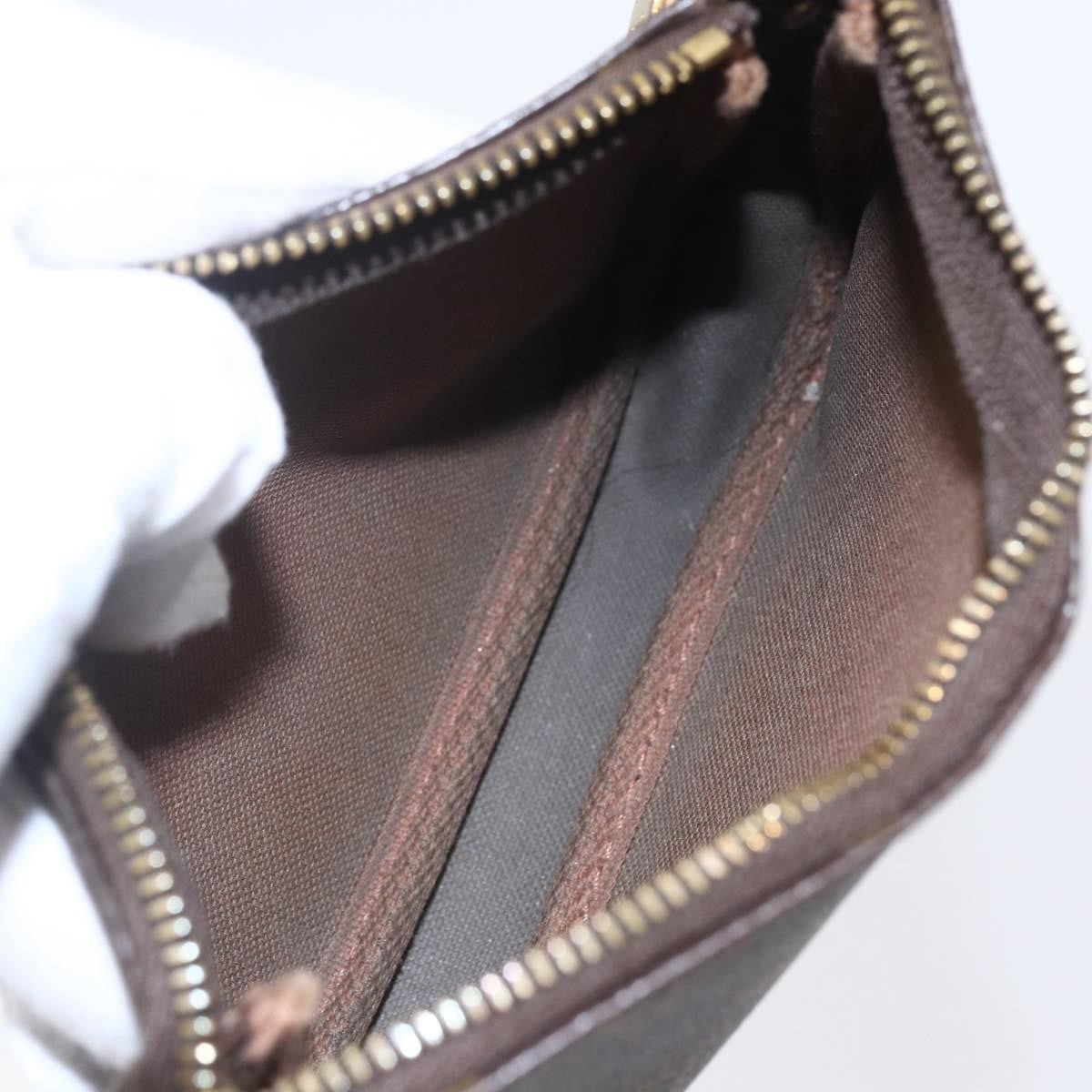 Louis Vuitton Pochette Accessoires Limited Edition Christmas Animation Monogram Canvas Brown Canvas Clutche & Pouche Bag (Pre-Owned)