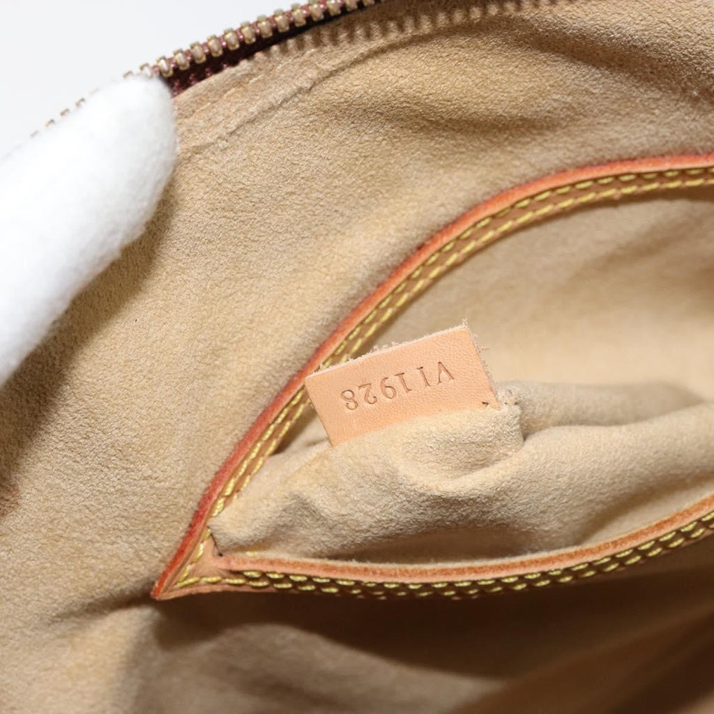 Louis Vuitton Alma Handbag Nomade Leather Beige Leather Handbag (Pre-Owned)