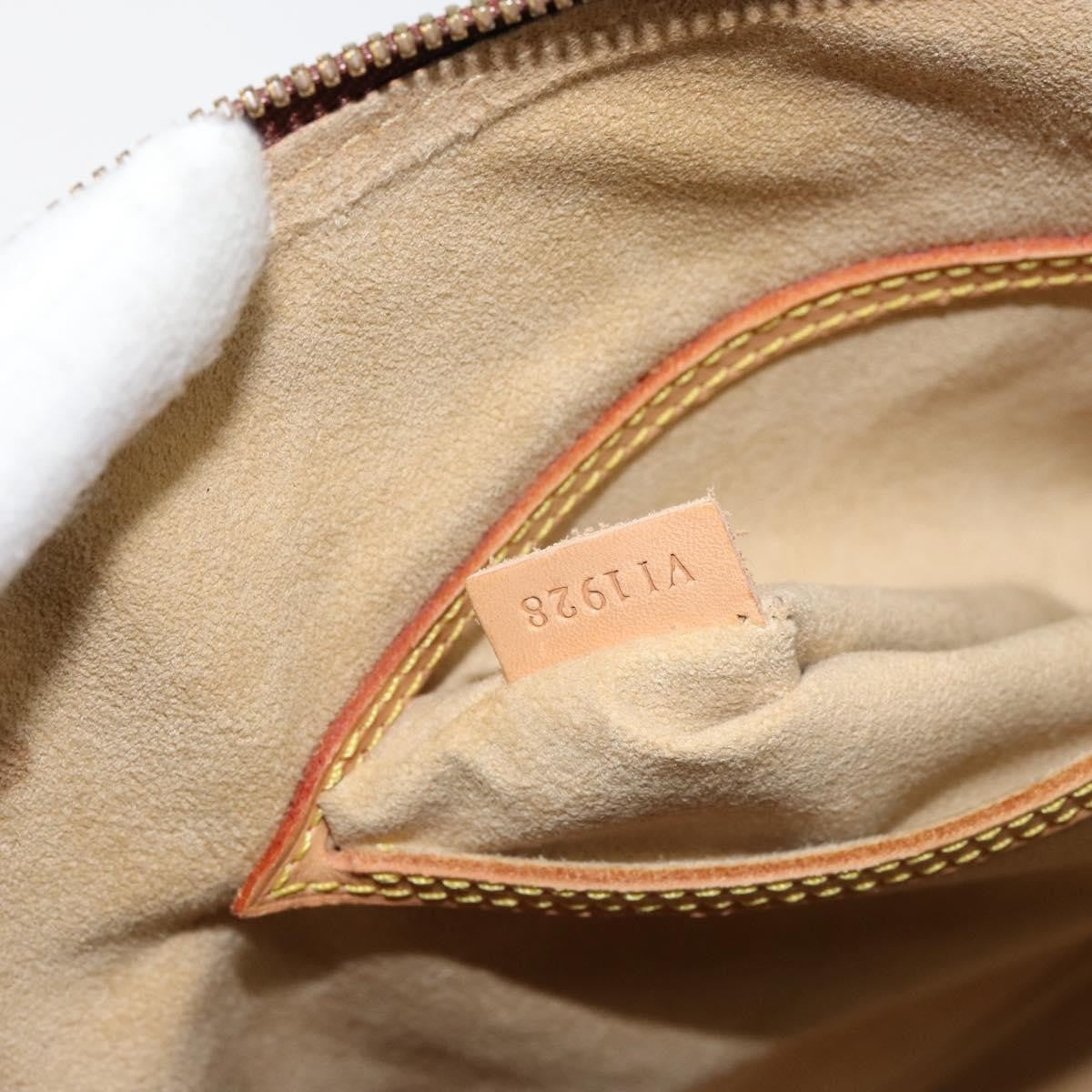 Louis Vuitton Alma Handbag Nomade Leather Beige Leather Handbag (Pre-Owned)