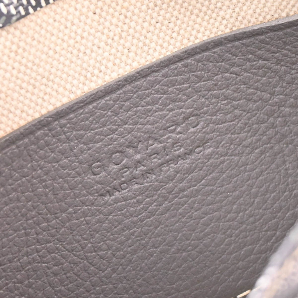 Goyard Plumet Clutch Wallet Coated Canvas Gray Canvas Shoulder Bag Bag (Pre-Owned)