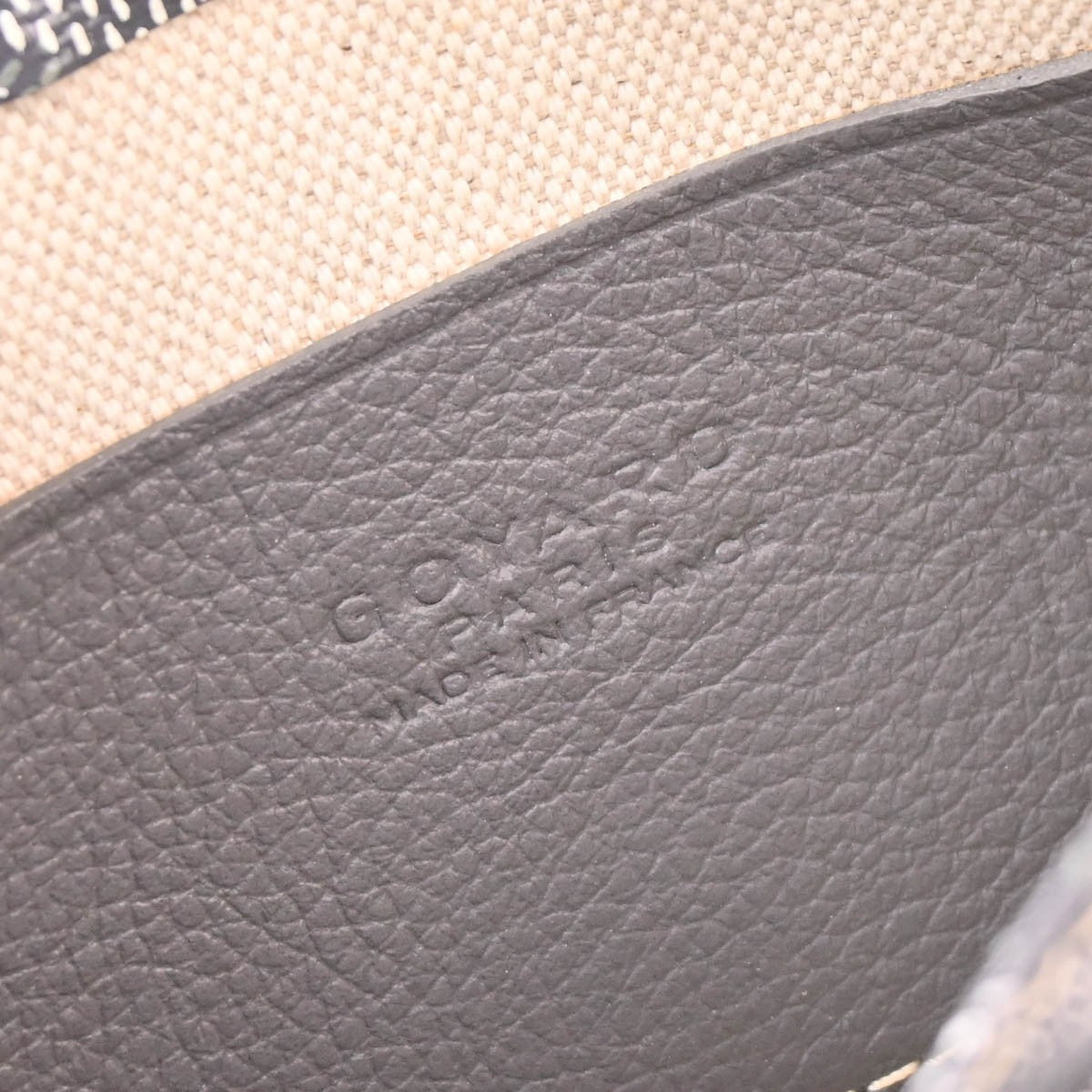 Goyard Plumet Clutch Wallet Coated Canvas Gray Canvas Shoulder Bag Bag (Pre-Owned)