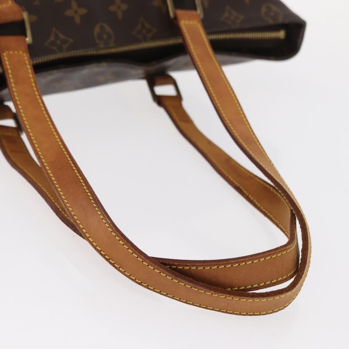 Louis Vuitton Cabas Mezzo Monogram Canvas Brown Canvas Tote Bag Bag (Pre-Owned)