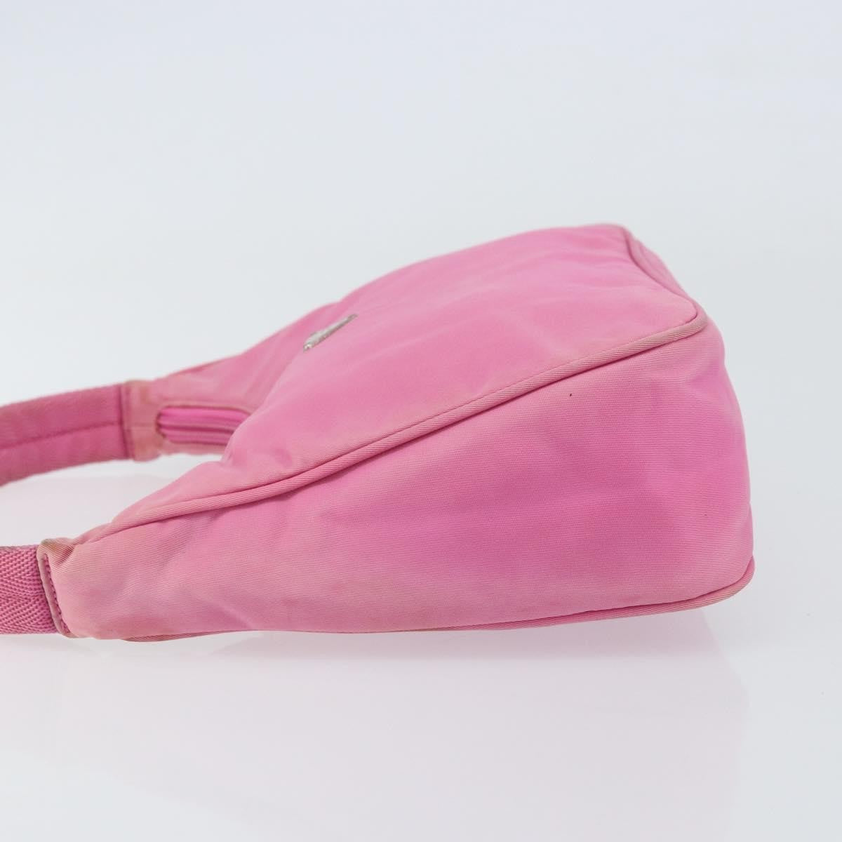 Prada Hobo Tessuto Pink Nylon Handbag (Pre-Owned)