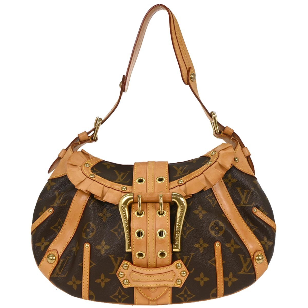 Louis Vuitton Leonor Handbag Monogram Canvas Brown Canvas Handbag (Pre-Owned)