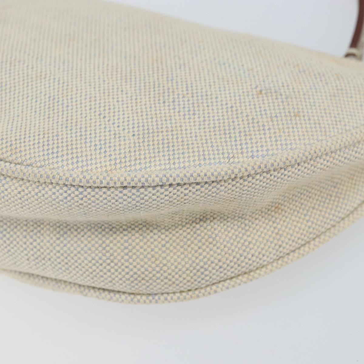 Prada Vintage Pouch Canvas Gray Canvas Clutche & Pouche Bag (Pre-Owned)