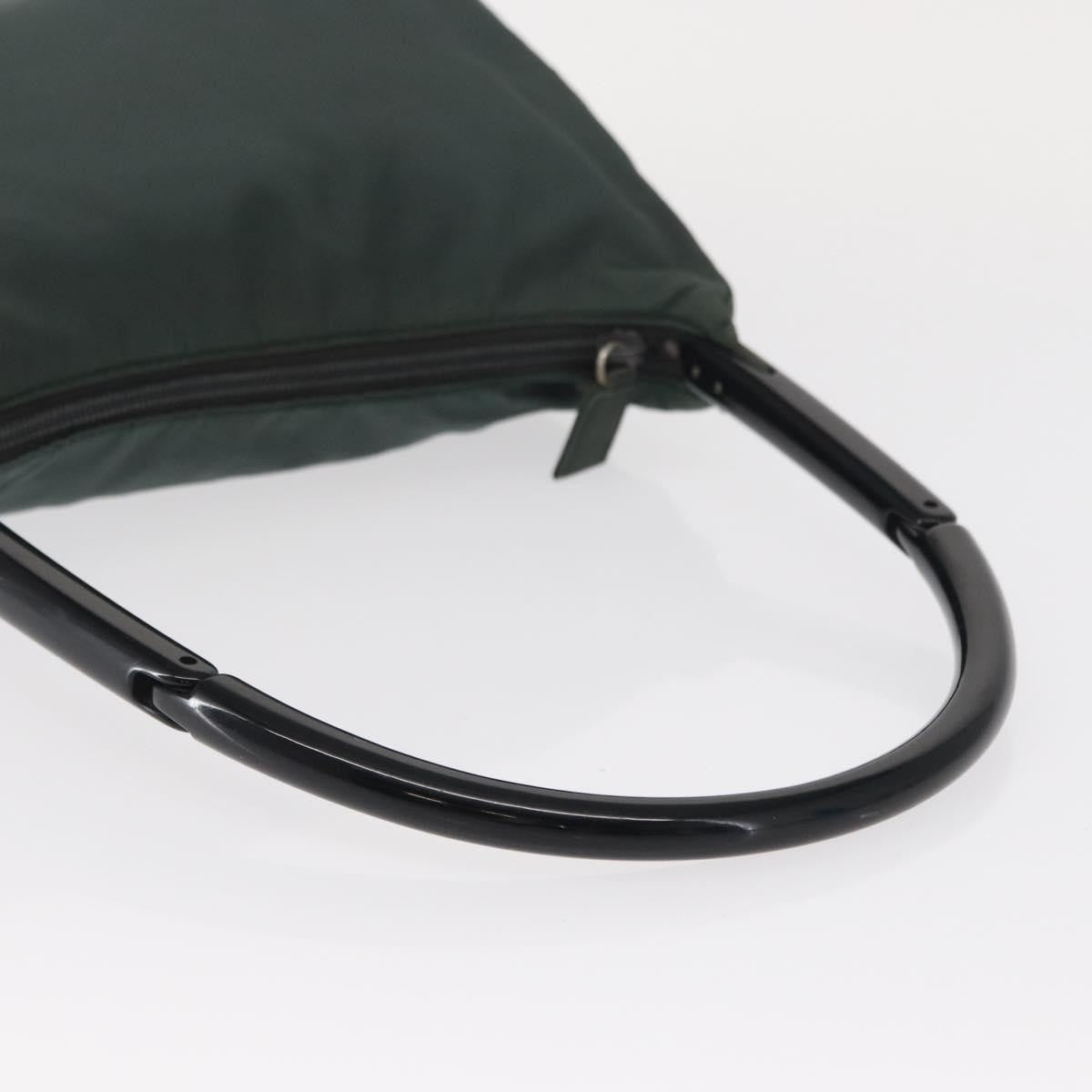 Prada Vintage Shoulder Bag Tessuto Green Nylon Shoulder Bag Bag (Pre-Owned)