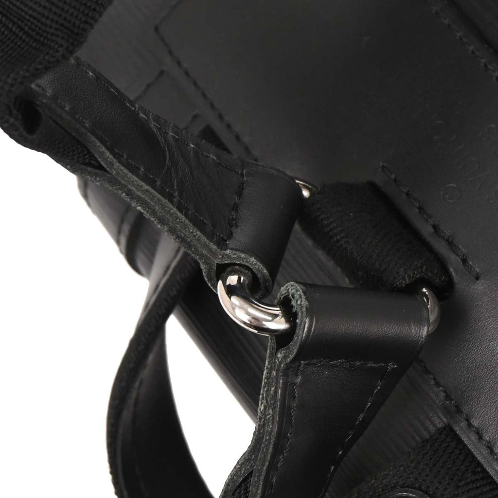Louis Vuitton Christopher Backpack Epi Leather Black Leather Backpack Bag (Pre-Owned)