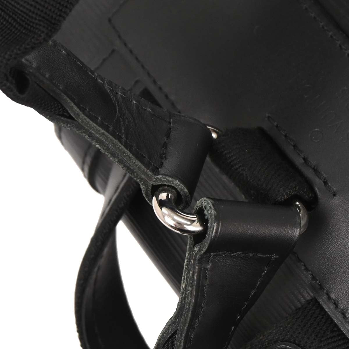 Louis Vuitton Christopher Backpack Epi Leather Black Leather Backpack Bag (Pre-Owned)
