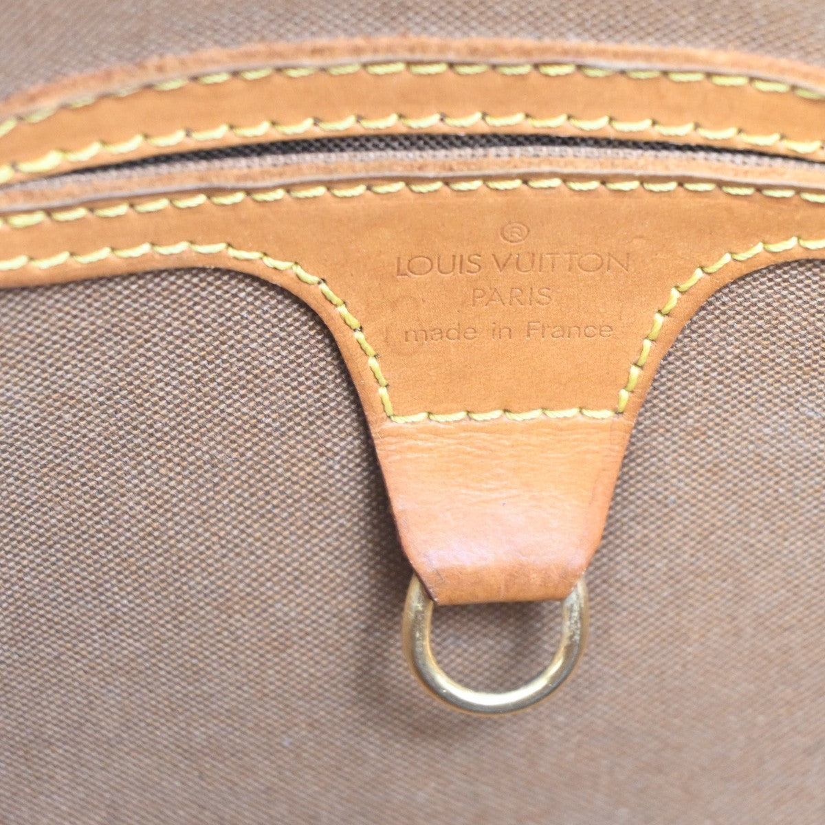 Louis Vuitton Ellipse Bag Monogram Canvas Brown Leather Handbag (Pre-Owned)