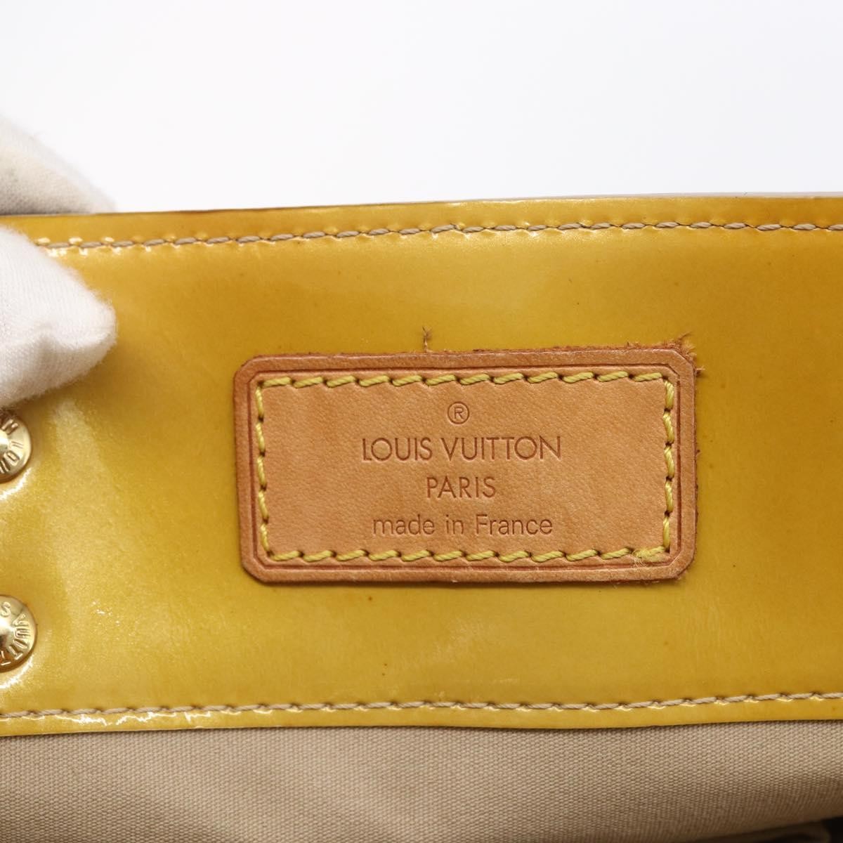 Louis Vuitton Reade Handbag Monogram Vernis Beige Patent_Leather Tote Bag Bag (Pre-Owned)