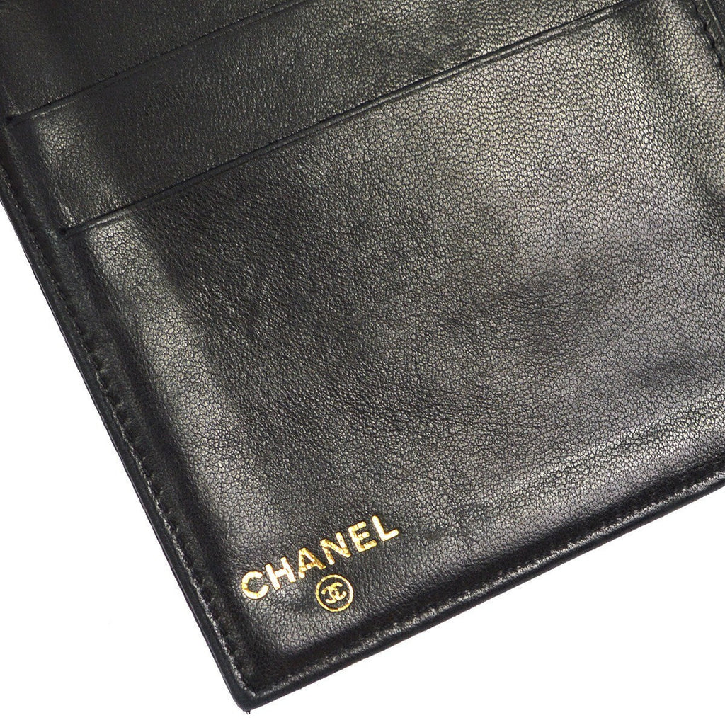 Chanel Timeless Cc French Wallet Caviar Black Leather Wallets Accessory (Pre-Owned)