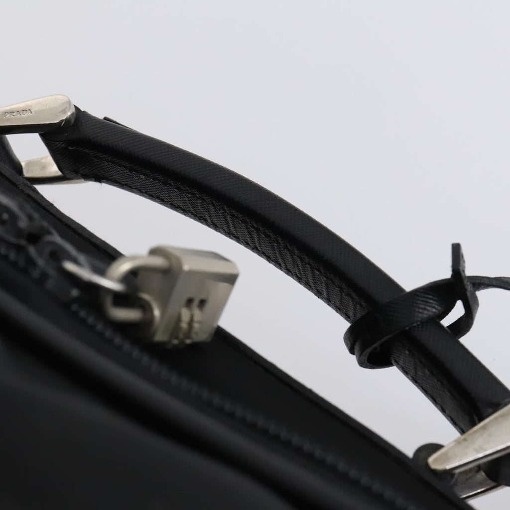 Prada Trunk Bag Nylon Black Nylon Travel Bag Bag (Pre-Owned)