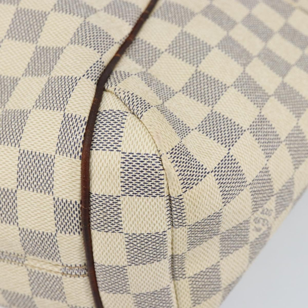 Louis Vuitton Totally Handbag Damier White Canvas Tote Bag Bag (Pre-Owned)