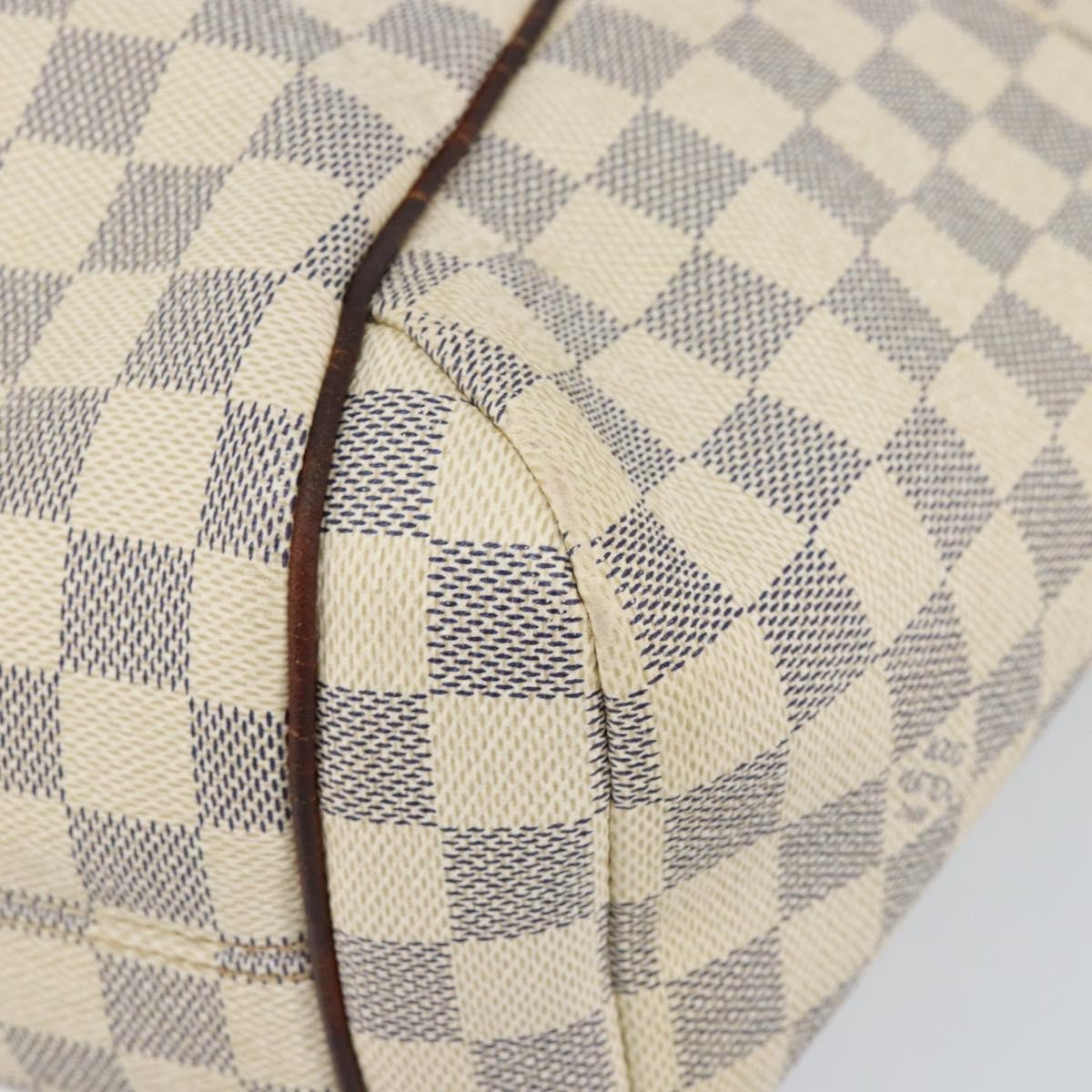 Louis Vuitton Totally Handbag Damier White Canvas Tote Bag Bag (Pre-Owned)